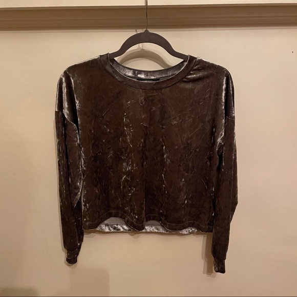 Forever 21 - Velvet Sweater/Top - Picture 1 of 4